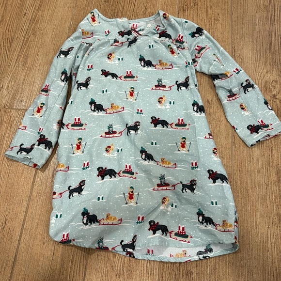 Lot of 2 winter pjs with adorable prints! Sz 6 - Picture 5 of 7